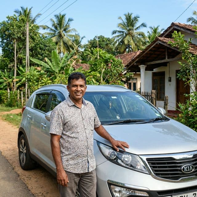 Nawa with SUV Kia Sportage